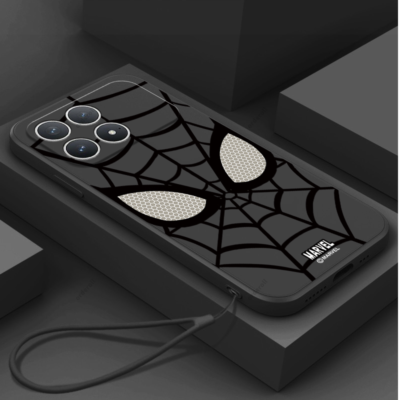 适用小米POCOF8Pro手机壳POCO F8Por漫威蜘蛛硅胶5G全包防摔保护套MiPOCOF男F8p女P0C0F8Pr0新款XiaoMi外壳 - 图2