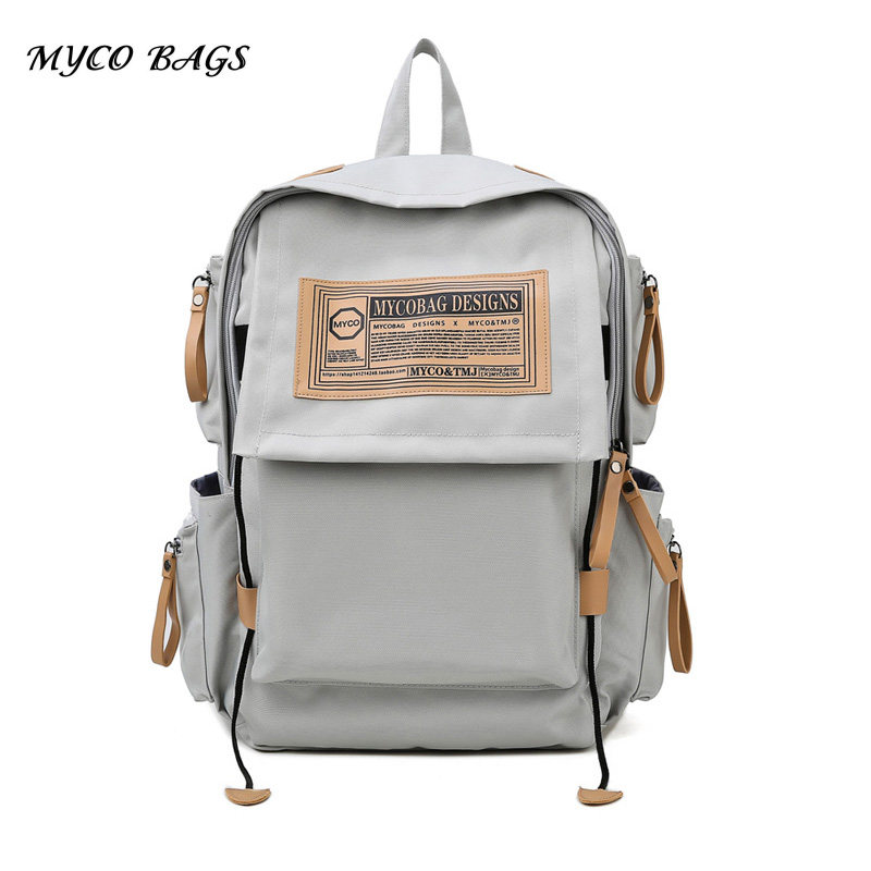 2020新款女大学生韩版原宿双肩包 mycobags双肩背包