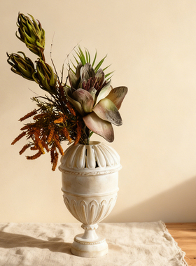 仿玉石复古高级感艺术花器摆件