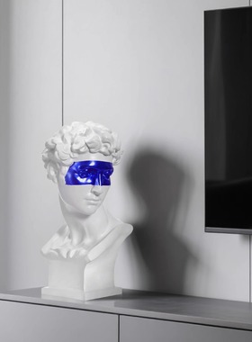 客厅电视柜抽象艺术头像装饰摆设