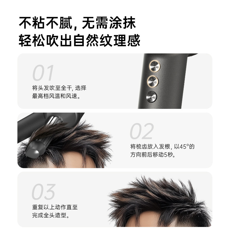 零速LANSAM电吹风机男士专用大功率理发店发型师专用等离子风筒