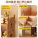 Thickened and bold - Solid wood paintless bookshelves - Reject formaldehyde