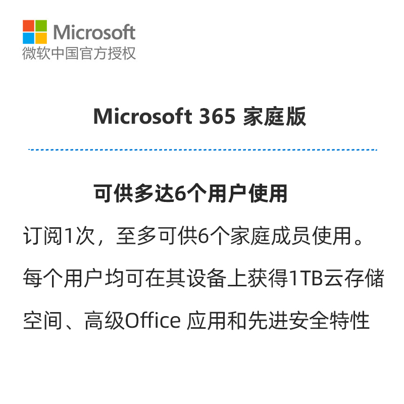 【正版】微软Office365家庭版密钥个人microsoft账户永久激活mac - 图2