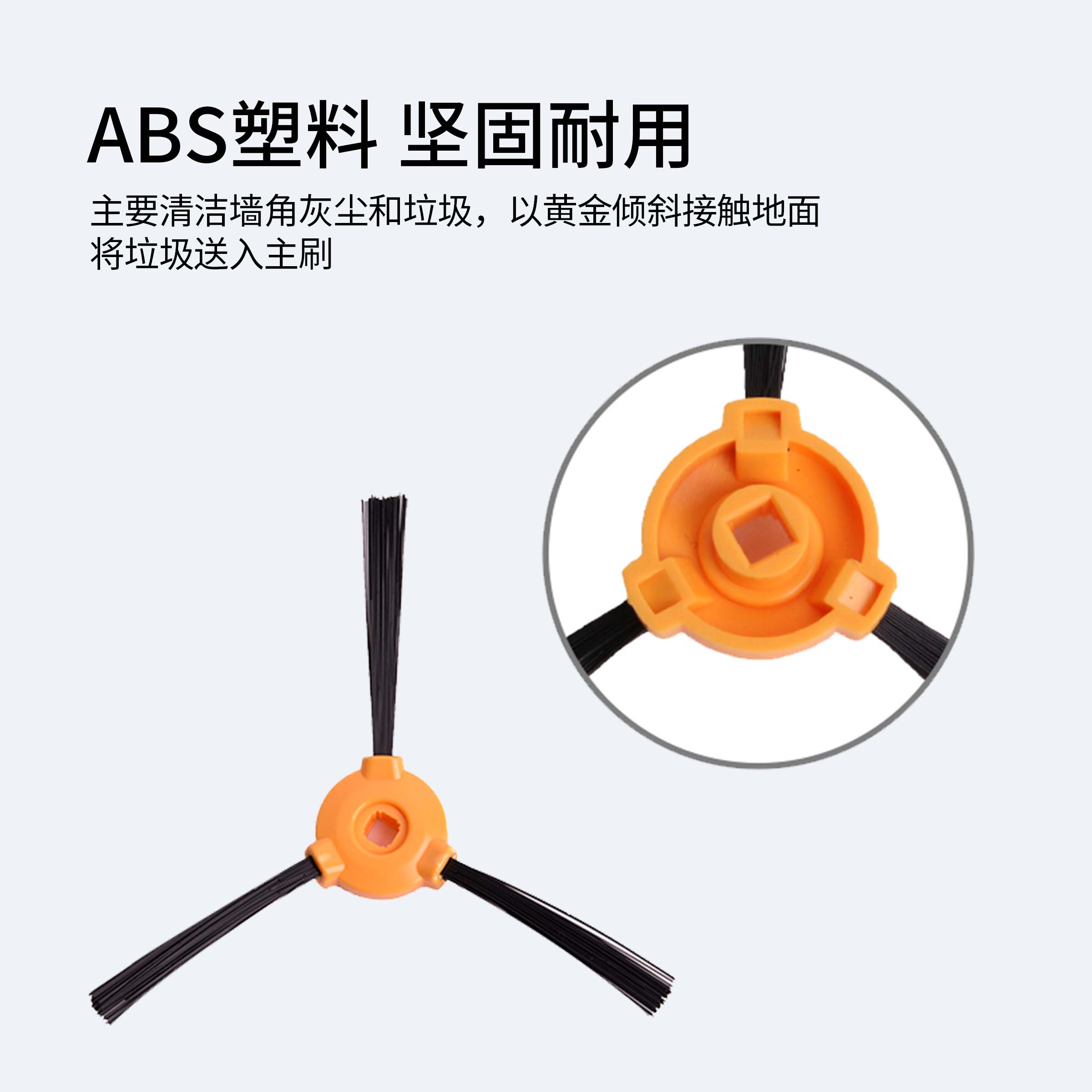 适配科沃斯扫地机器人DF45-MF配件DO37DS35抹布DL33max滚刷边刷 - 图1