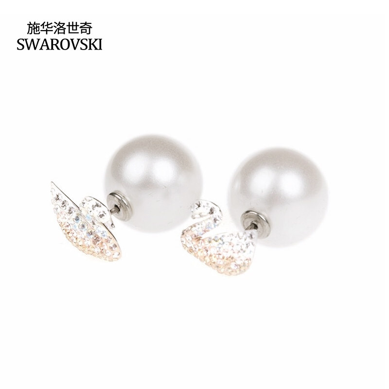 施华洛世奇天鹅珍珠女士正品耳钉 KINGSROOMMADRID海外旗舰耳钉