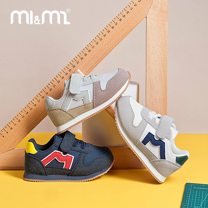 M1M2西班牙童鞋儿童运动鞋春款超轻透中小童气男女童机能鞋魔术贴 - 图0