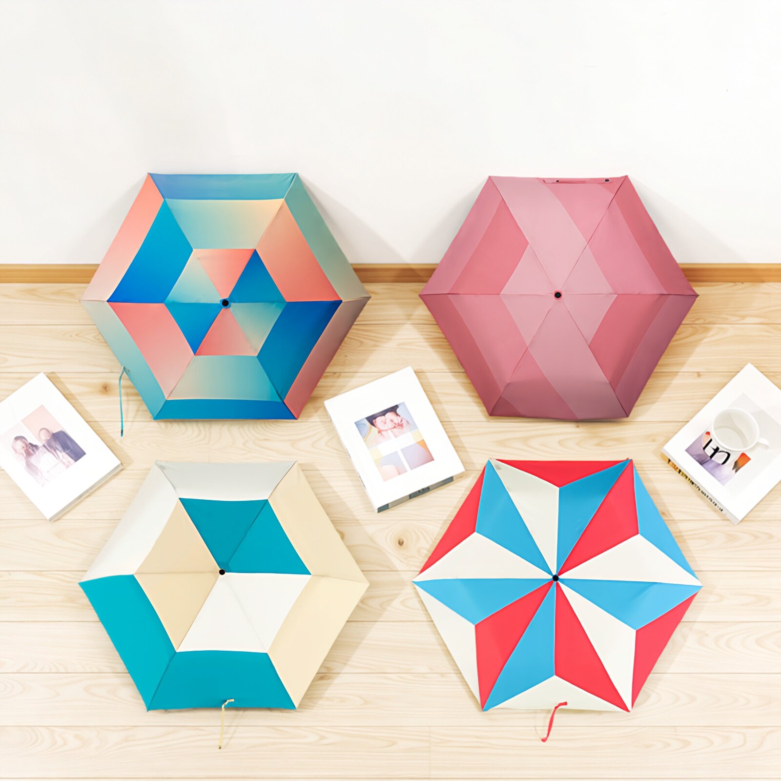 本来设计雨伞太阳伞防晒晴雨两用伞女生便捷小巧小清新高端礼品伞