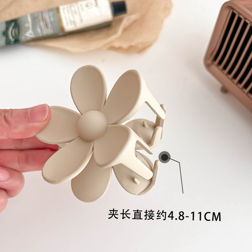 花朵抓夹女盘发鲨鱼夹韩国发夹气质头饰后脑勺发饰高级感发抓夹 - 图2