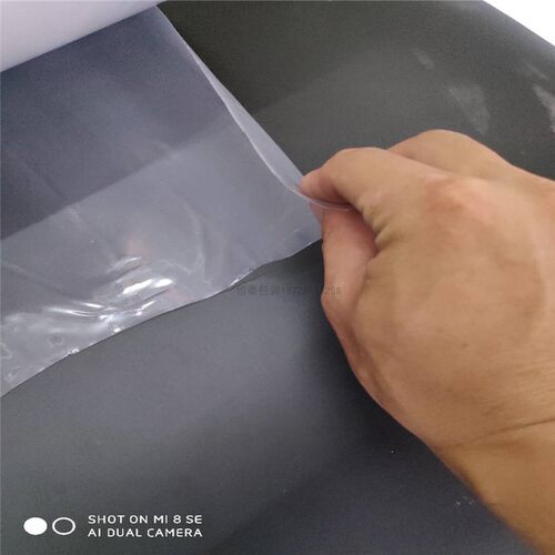 工业pe筒膜厚度3丝硅胶炼胶出片炼胶膜宽度35CM高压隔离防尘薄膜 - 图2