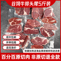 Imported Original Cut Valley Forage 90 ~ 200 Days Steak Edge Corner Stock Snowflake Steak Uncured Fresh Frozen Beef Catering