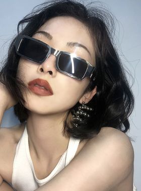 墨镜个性风百搭窄框金属太阳镜
