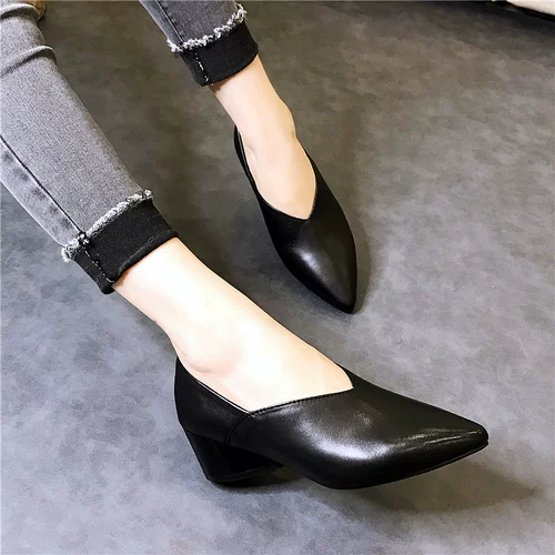 Обувь с заостренным носом, туфли для кожаной обуви, коллекция 2023