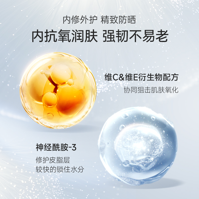 【V心享】TiZO纯物理日间隔离 修护防晒霜防紫外线SPF40 50g