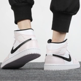 Nike, air jordan, розовые высокие туфли, спортивная обувь, кроссовки