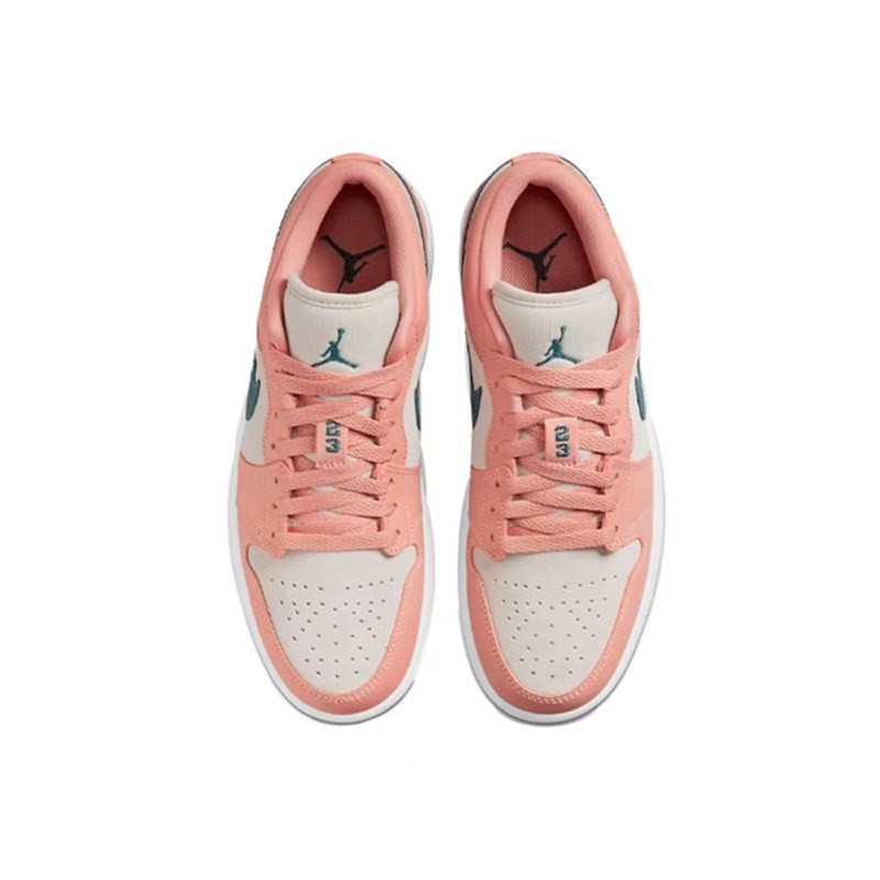 NIKE耐克女鞋Air Jordan 1 Low AJ1 乔1低帮粉色篮球鞋DC0774-800