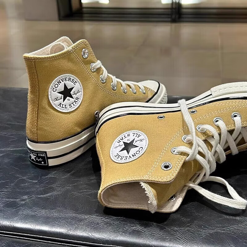 Converse匡威男女鞋Chuck Taylor 70S高帮运动休闲帆布鞋A04590C - 图2