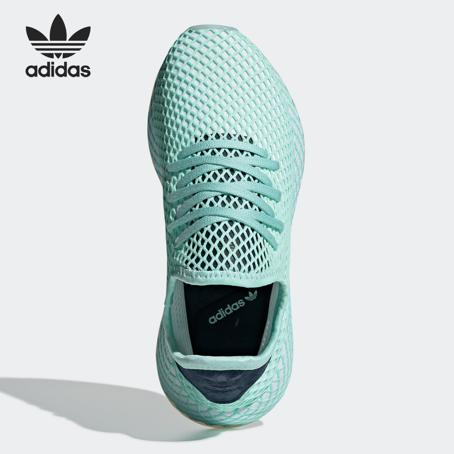 Adidas/阿迪达斯正品三叶草DEERUPT RUNNER男女跑步运动鞋 DB3599-图2