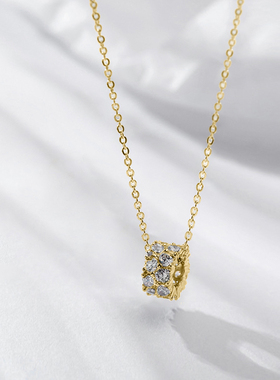 满钻小蛮腰项链女轻奢小众锁骨链