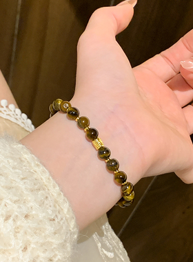 虎眼石小鱼儿新中式手串女新中式