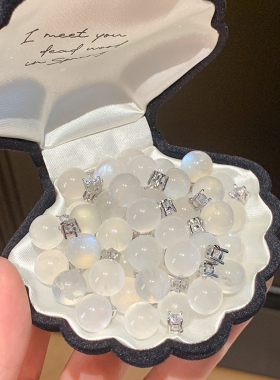 白月光天然月光石项链