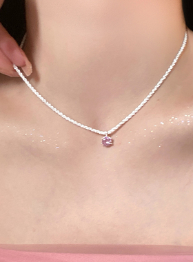 波光粼粼锁骨链项链女时尚靓丽