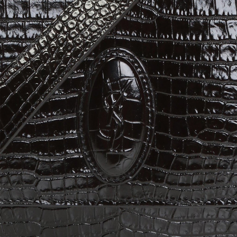 ysl /圣罗兰20春夏黑色牛皮斜挎包 联采海外女士包袋