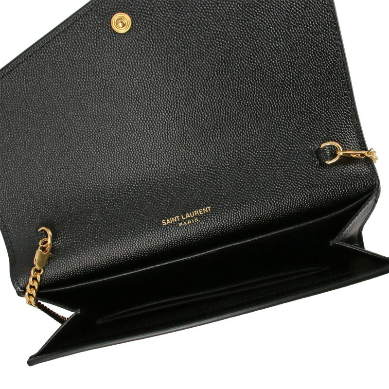 ysl圣罗鱼子酱经典时尚金属信封包 联采海外女士包袋