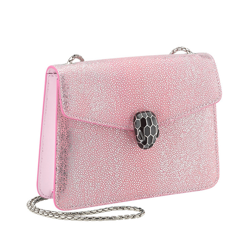 bvlgari 2020浅粉色春夏女包 联采海外女士包袋