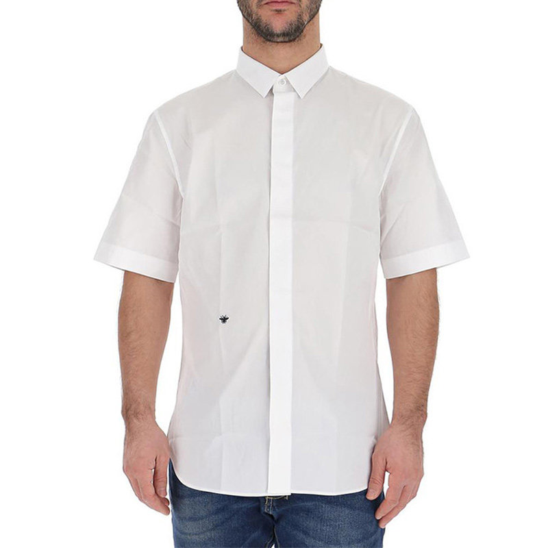 dior homme男士白色迪奥休闲衬衫 联采海外Polo衫