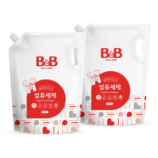 保宁新生婴儿纤维洗衣液2100ml*2