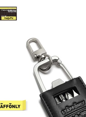 STAFFONLY X PabePabe联名SOCKET BUNNY系列黑色电工应急工具包挂