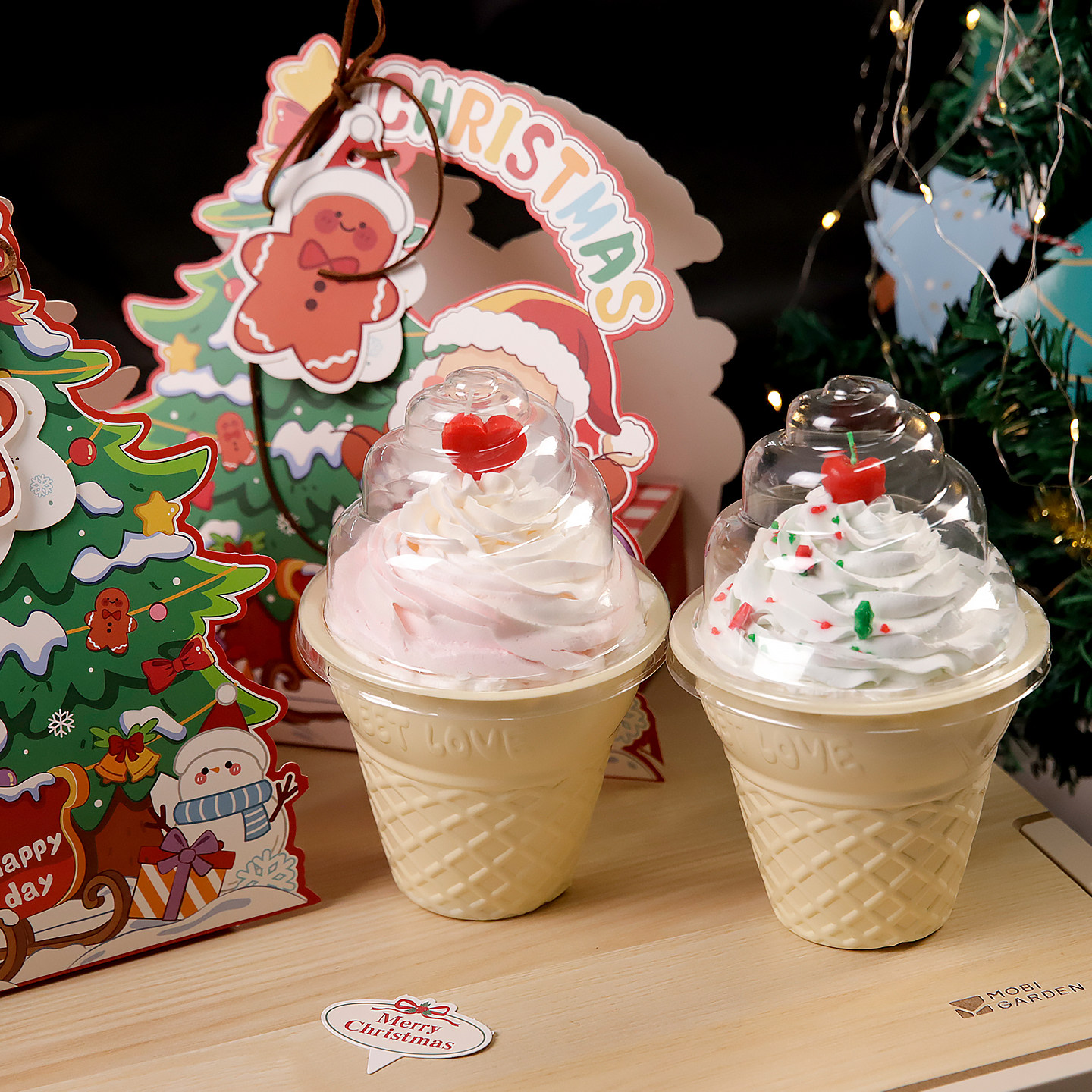 2025圣诞平安夜手提盒冰淇淋吸塑波波杯手拎盒包装盒甜品装饰盒子,淘宝优惠券,粉丝福利购,淘宝优惠卷