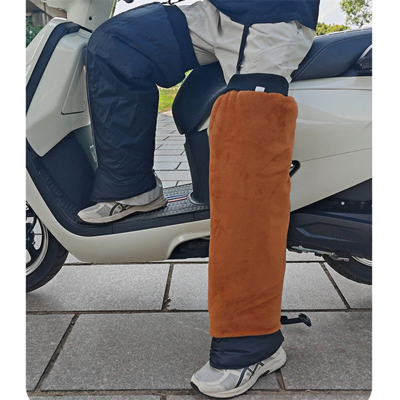 电动车护膝摩托车防风保暖防寒男女通用骑行护腿电瓶车护具秋冬季 - 图0