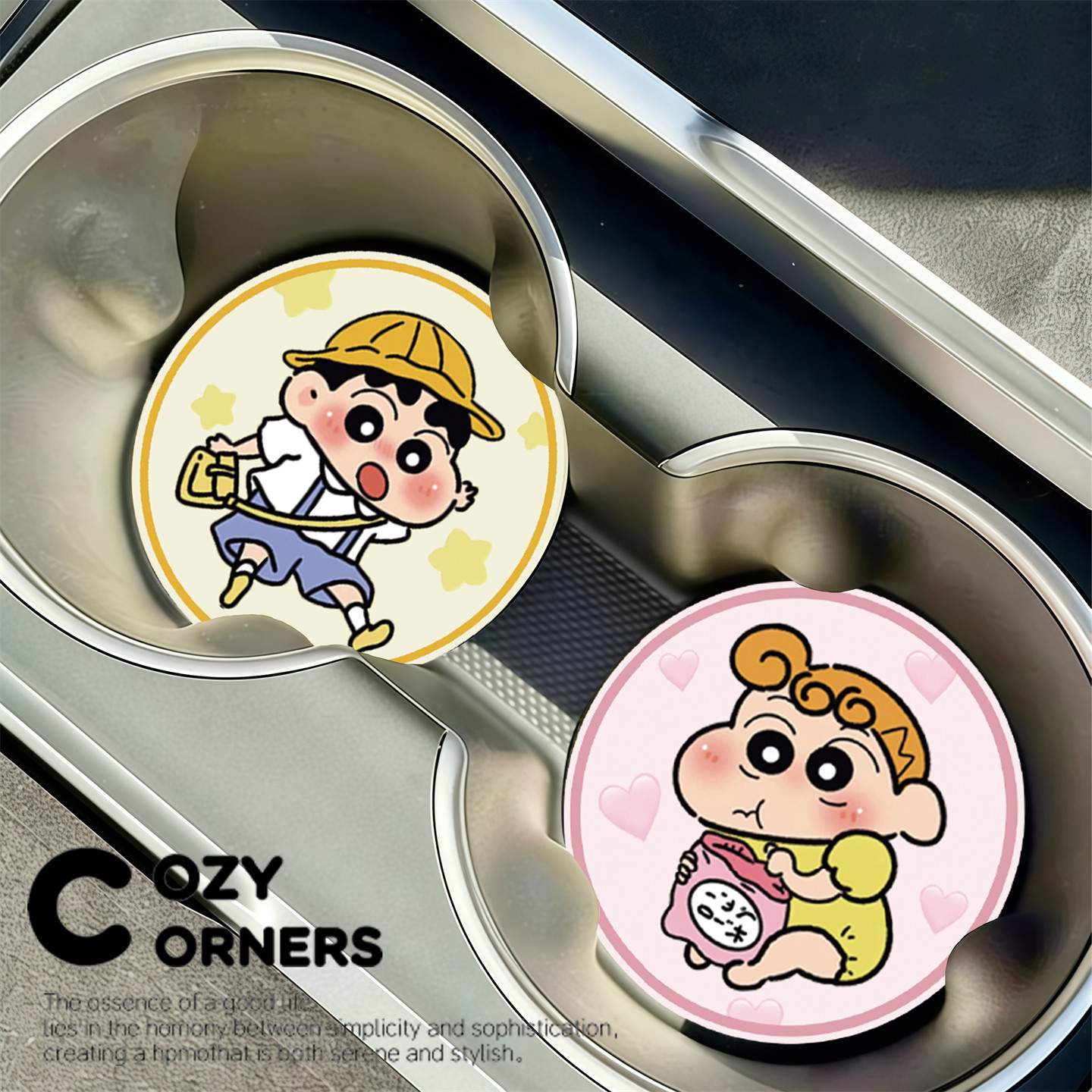 星星人车载杯垫汽车防滑置物垫内饰好物隔热垫通用耐高温水杯垫子,淘宝优惠券,粉丝福利购,淘宝优惠卷