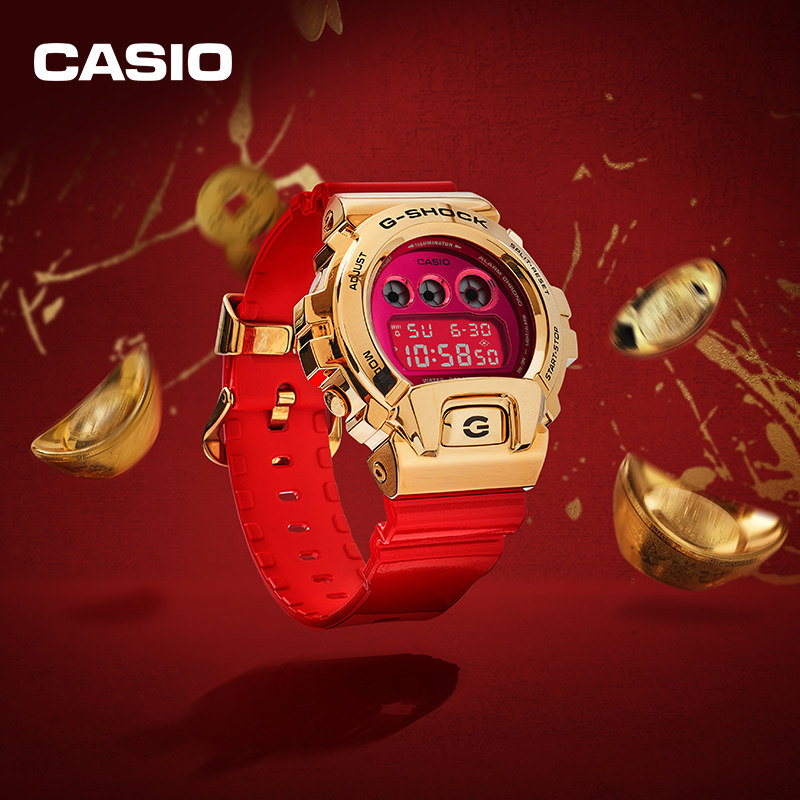 casio牛年限量款g-shock男手表 casio钟华海外日韩腕表