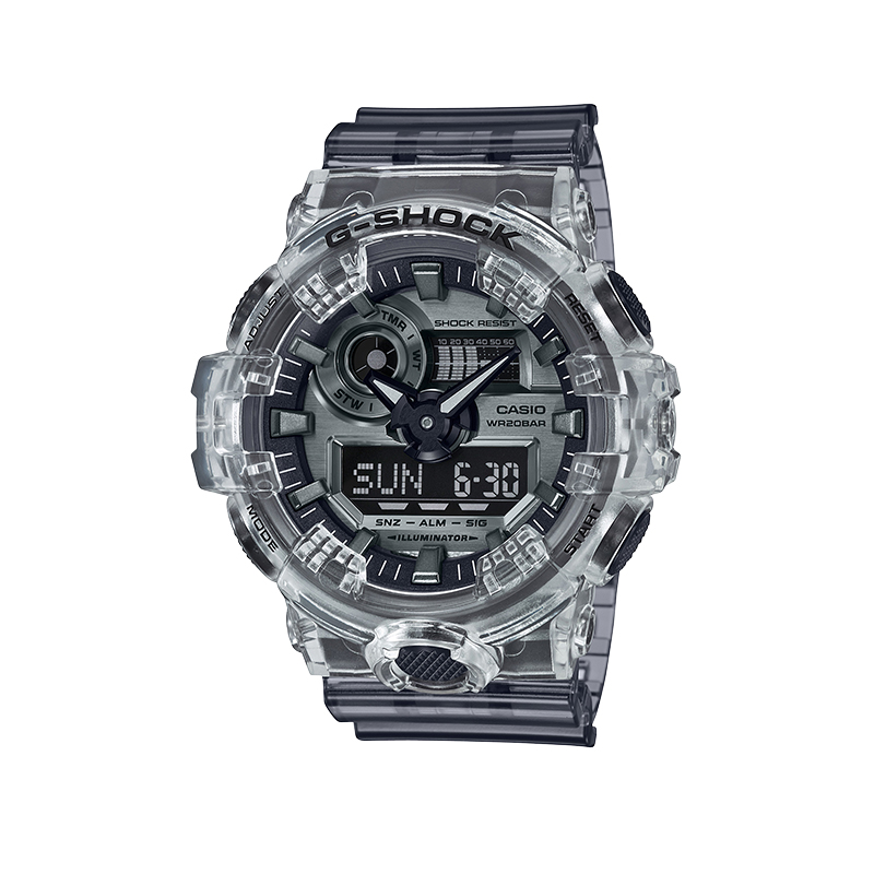 casio卡西欧手表男士gshock冰川运动款女学生电子石英GA-700SK-1A