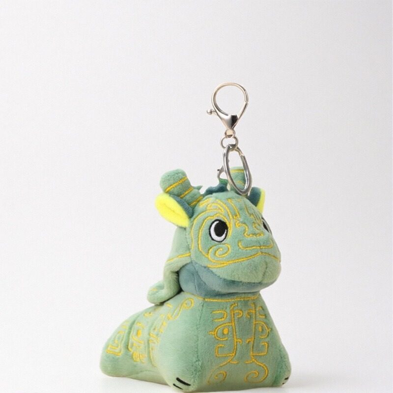 河南博物院动物毛绒公仔可爱动物挂件文创纪念品