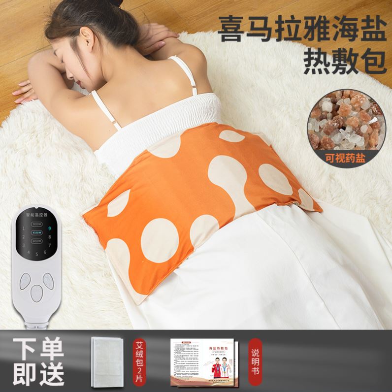 电加热盐袋粗盐海盐热敷包宫寒护腰带输卵管通而不畅备孕盆腔积液 - 图1