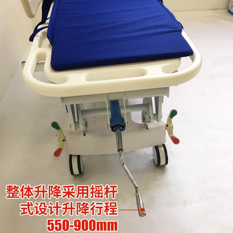 医院转运车ABS抢救车急救床升降车担架胃镜检查医用急诊手术平车 - 图1