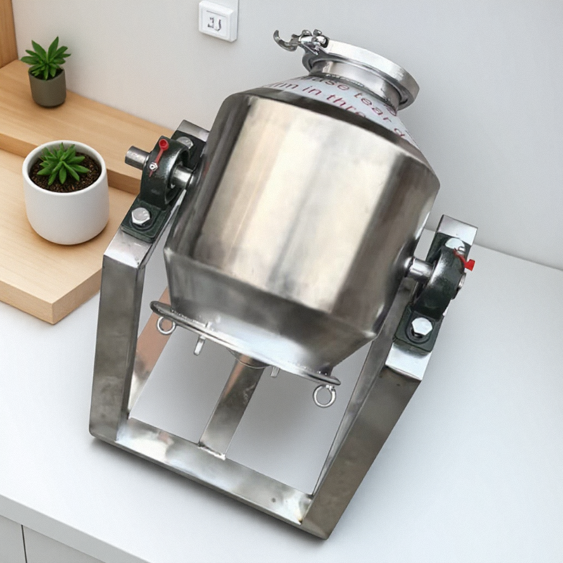 小型干粉混料机腰鼓式粉末搅拌机不锈钢混合食品混合机拌料机,淘宝优惠券,粉丝福利购,淘宝优惠卷