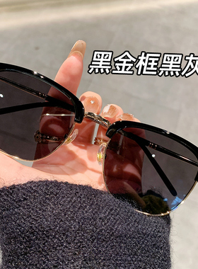 痞帅男士偏光墨镜防紫外线