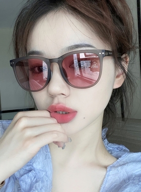 小红书同款韩版超火气垫折叠墨镜