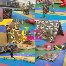 Kindergarten Anji game soft body combination outdoor feeling integration training equipment physical education class climbing balance bridge