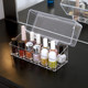 Desktop transparent nail polish storage box