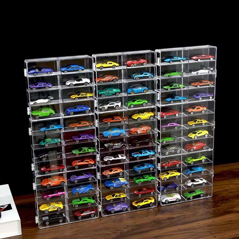 风火轮收纳盒合金小汽车模型TOMICA1:64儿童玩具多美卡透明展示架,淘宝优惠券,粉丝福利购,淘宝优惠卷