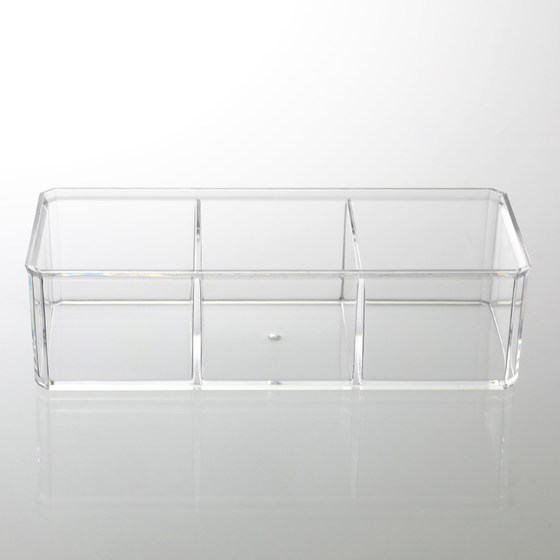 Transparent cotton swab box Bazhi badge millet storage box