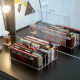 Desktop powder air cushion eye shadow transparent storage box with lid