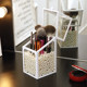 Internet celebrity dustproof transparent glass makeup brush storage bucket