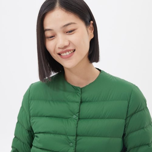 素然ZUCZUG 4M36女士轻便保暖超薄尼龙布圆领羽绒服 - 图0