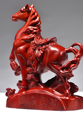 摆件客厅马陈古红木新中式